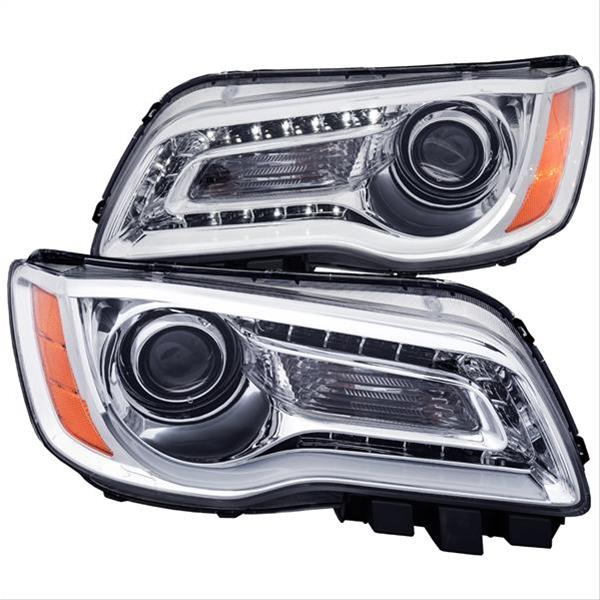 Anzo Projector Chrome Headlights 11-14 Chrysler 300